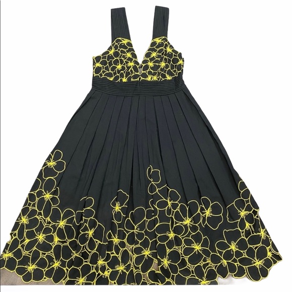 CATHERINE MALANDRINO Embroidered Sundress Dress 0 - Picture 1 of 11